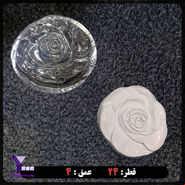 قالب طلقی گل سایز بزرگ کد 155
