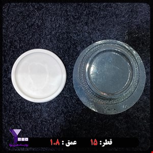 قالب طلقی شفاف مدل گرد قطر 15 کد 17