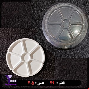 قالب طلقی شفاف مدل اردوخوری گرد کد 332
