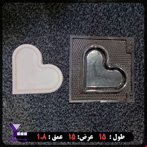 قالب طلقی شفاف مدل قلب کد 38