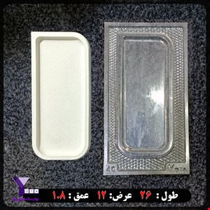 قالب طلقی شفاف مدل سینی کد 40