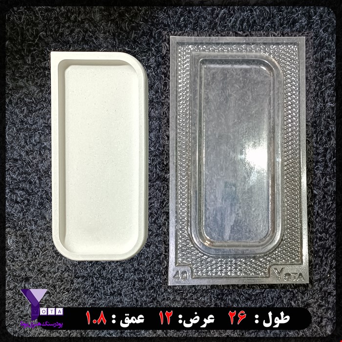 قالب طلقی شفاف مدل سینی کد 40