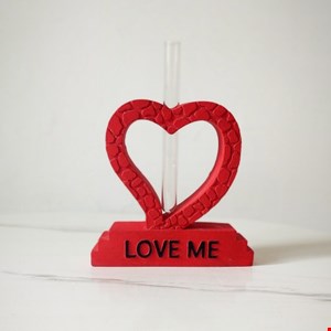 قالب سیلیکونی گلجا مدل قلب پایه دار Love Me