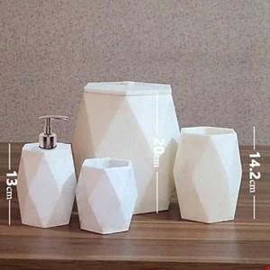 قالب سیلیکونی ست سرویس بهداشتی مدل لوین