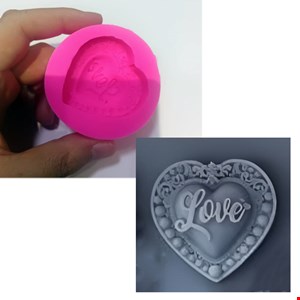 قالب سیلیکونی مدل قلب کوچک Love