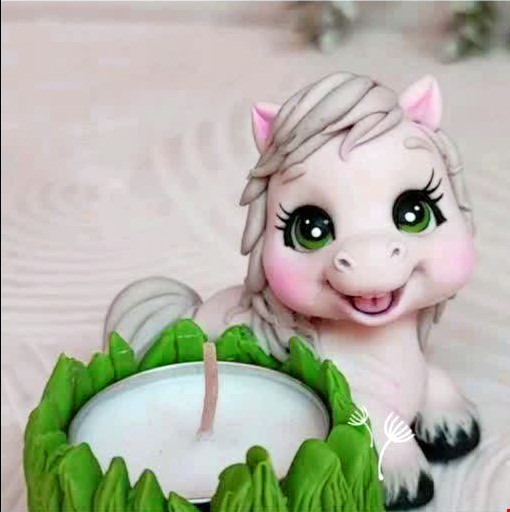قالب سیلیکونی جاشمعی طرح اسب