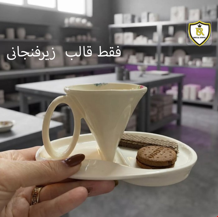 قالب گچی زیرفنجانی لادن کد 1216